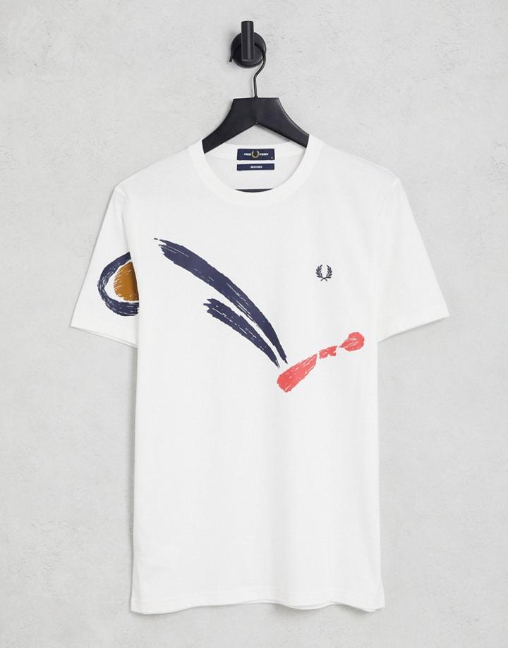 Fred Perry Reissues Abstract T-shirt In White