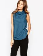 Y.a.s Birch Solid Top - Indian Teal