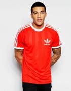 Adidas Originals California Retro T-shirt Aj6925 - Red