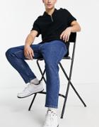 Calvin Klein Jeans Dad Fit Jeans In Mid Wash-blues