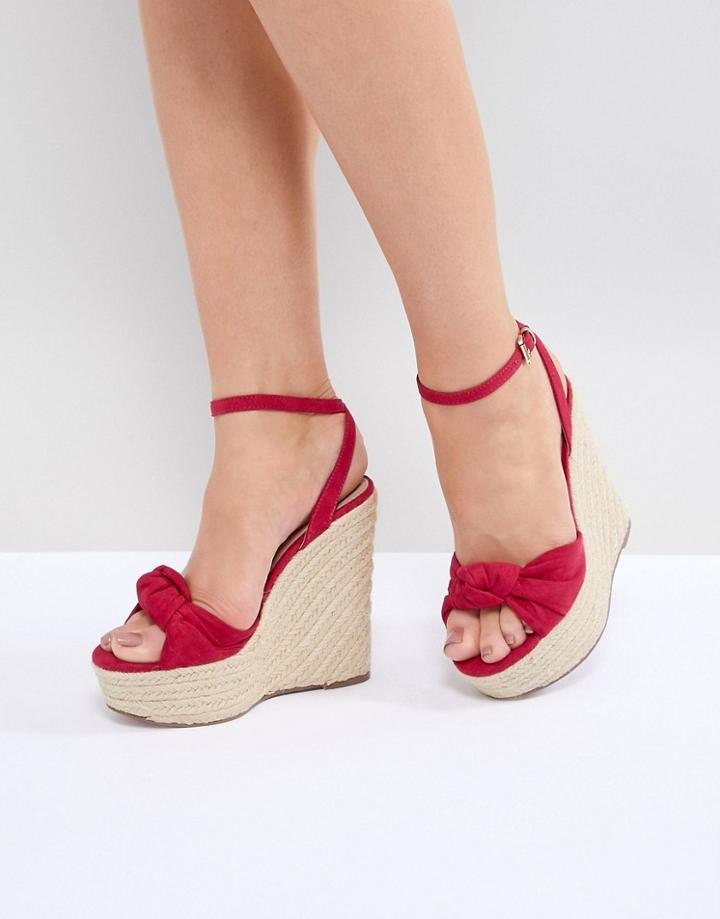 Miss Kg Piper Wedge Sandals - Pink