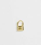 Galleria Armadoro Gold Plated Padlock Single Earring - Gold