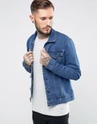 Only & Sons Denim Jacket With Stretch - Blue