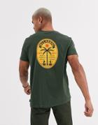 Billabong Trifecta T-shirt In Khaki-green