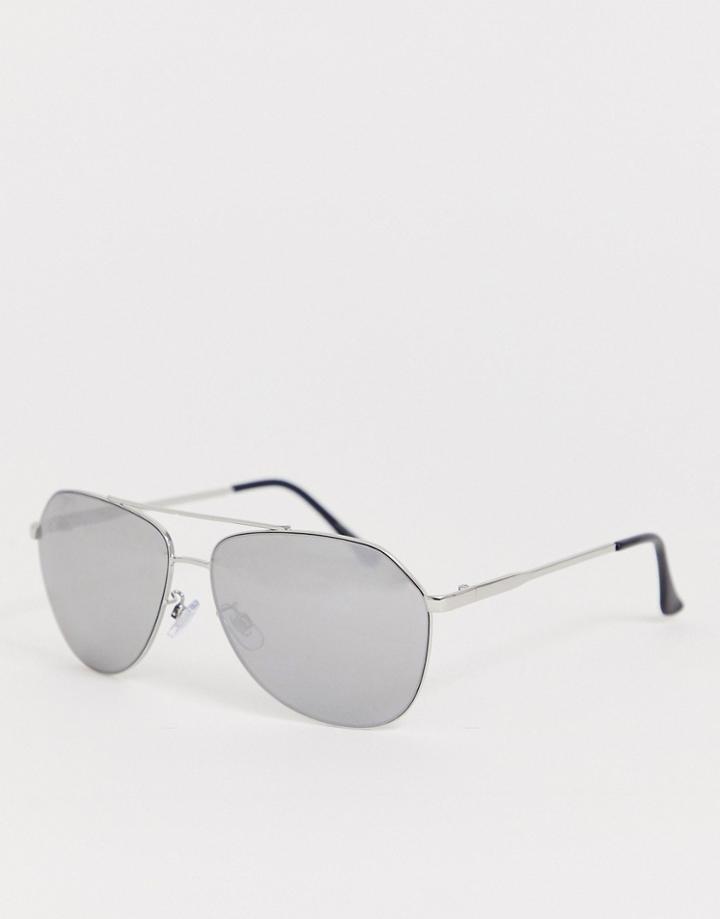 Jeepers Peepers Silver Aviator