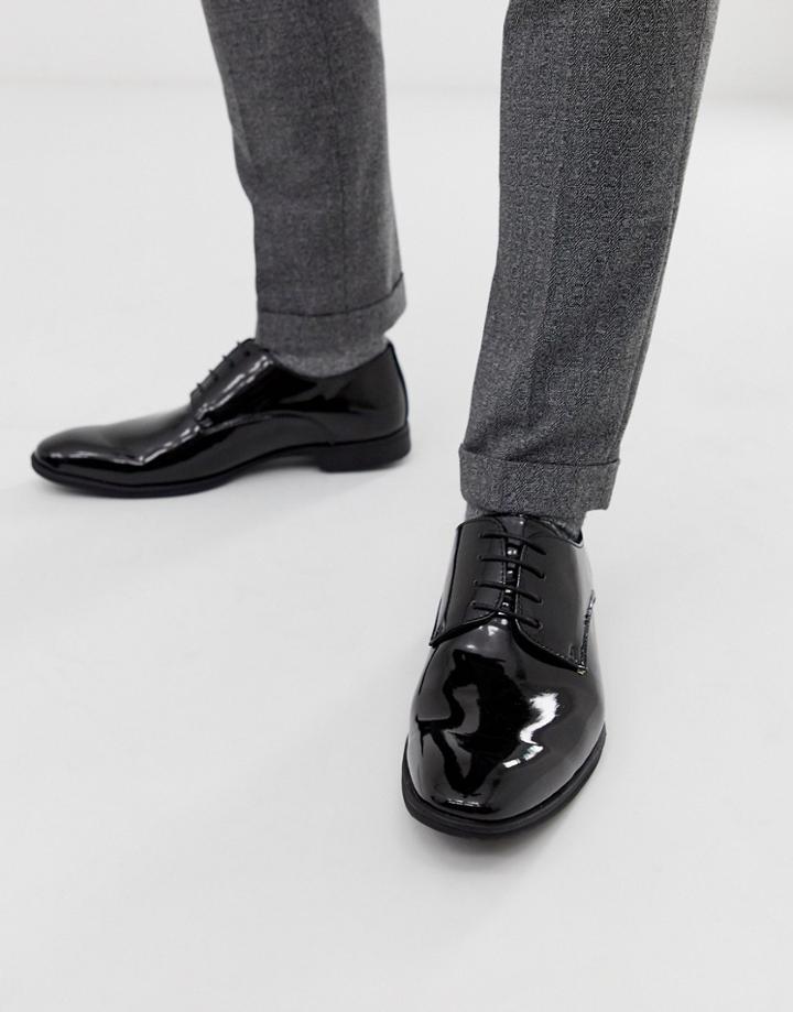 New Look Patent Formal Shoes In Black