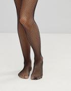 Leg Avenue Fishnet Garterbelt Stocking - Black