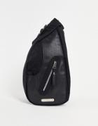 Bolongaro Trevor Leather Belt Bag In Black