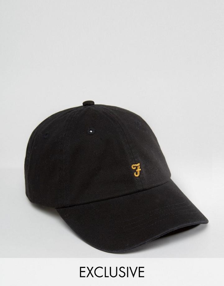 Farah Baseball Cap In Black Exclusive - Black