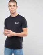 Emporio Armani Ea7 T-shirt With Chest Logo In Black - Black