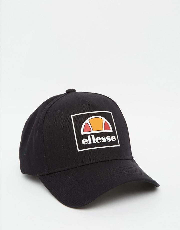 Ellesse Box Logo Baseball Cap Exclusive To Asos - Black