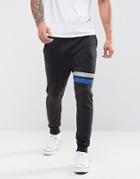 Only & Sons Joggers With Stripe Detail - Black