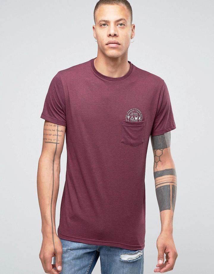 Friend Or Faux Future Pocket T-shirt - Red