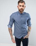 Hugo By Hugo Boss Elisha Slim Embroidered Paisley Shirt - White