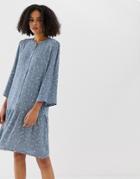 Minimum Collarless Floral Shirt Dress - Multi