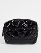 Miss Selfridge Black Nylon Make Up Bag