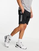 Le Breve Track Shorts In Black - Part Of A Set