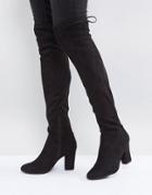 Call It Spring Culkin Over The Knee Boots - Black