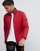 Emporio Armani Down Padded Jacket In Red - Red