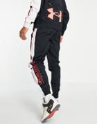 Under Armour Training Woven Track Sweatpants In Black