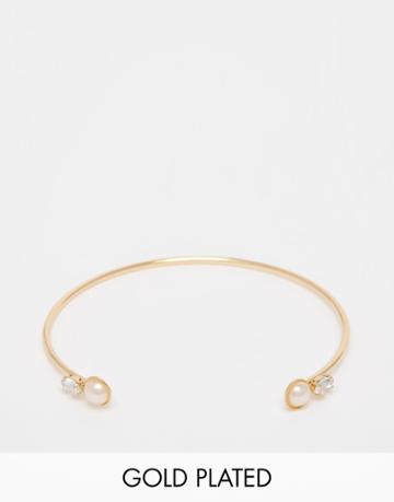 Neve & Eve Bangle With Pearls