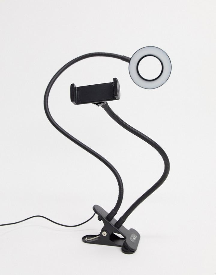 Thumbs Up Vlogging Ring Light In Black-no Color