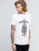 Asos T-shirt With Motorhead Print - White