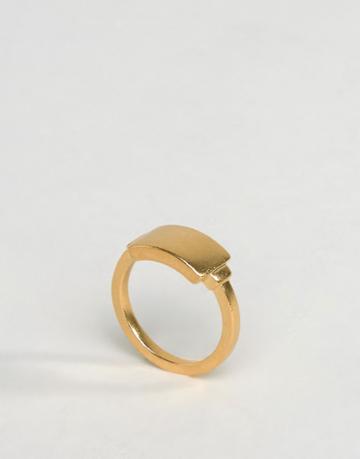 Pieces & Julie Sandlau Gold Plated Jana Ring - Gold