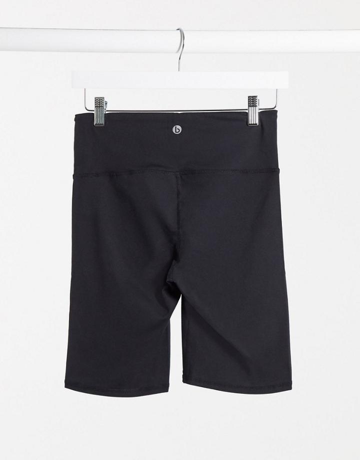 Cotton On High Waist Mid Length Performance Shorts In Black