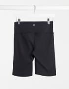 Cotton On High Waist Mid Length Performance Shorts In Black