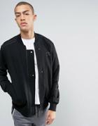 Adidas Originals Deluxe Knit Bomber Jacket In Black Bj9545 - Black
