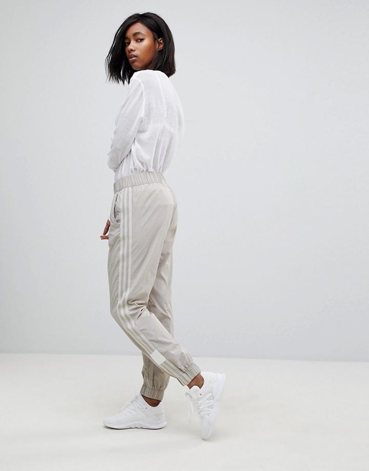 Adidas Originals Adibreak Cuffed Trackpants In Beige - Brown