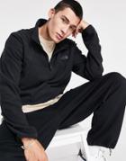 The North Face Tka Glacier 1/4 Zip Fleece In Black