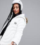 Billabong Soffya Ski Jacket In White - White