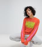 Puma Exclusive To Asos Long Sleeve T-shirt In Red - Orange