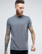 Asos T-shirt In Gray With Crew Neck - Gray