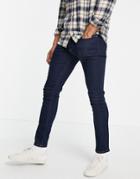 River Island Skinny Jeans In Blue Wash-blues