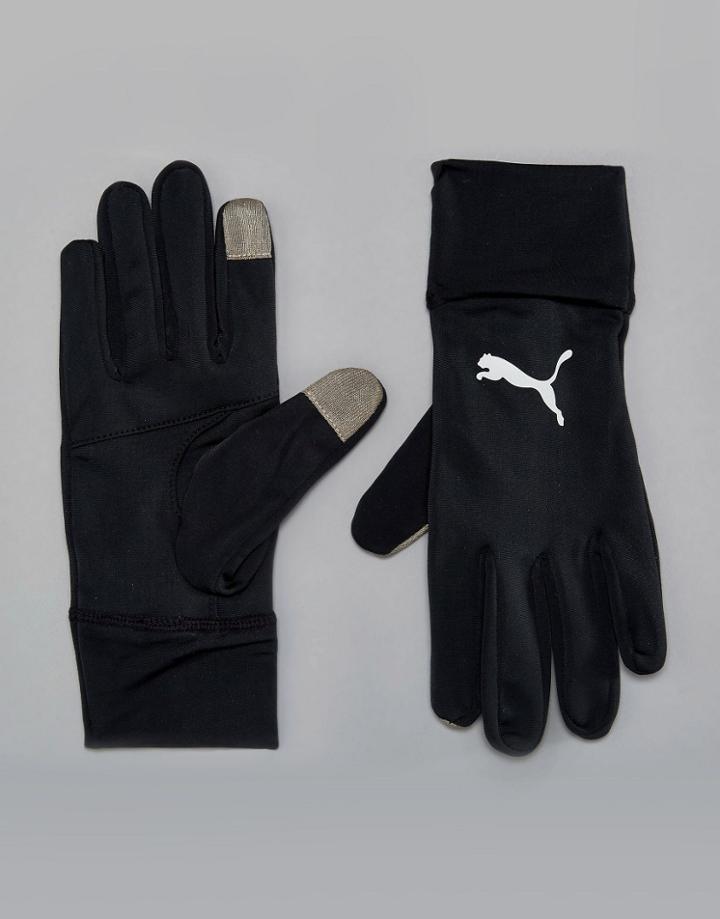 Puma Running Performance Gloves In Black 04129401 - Black