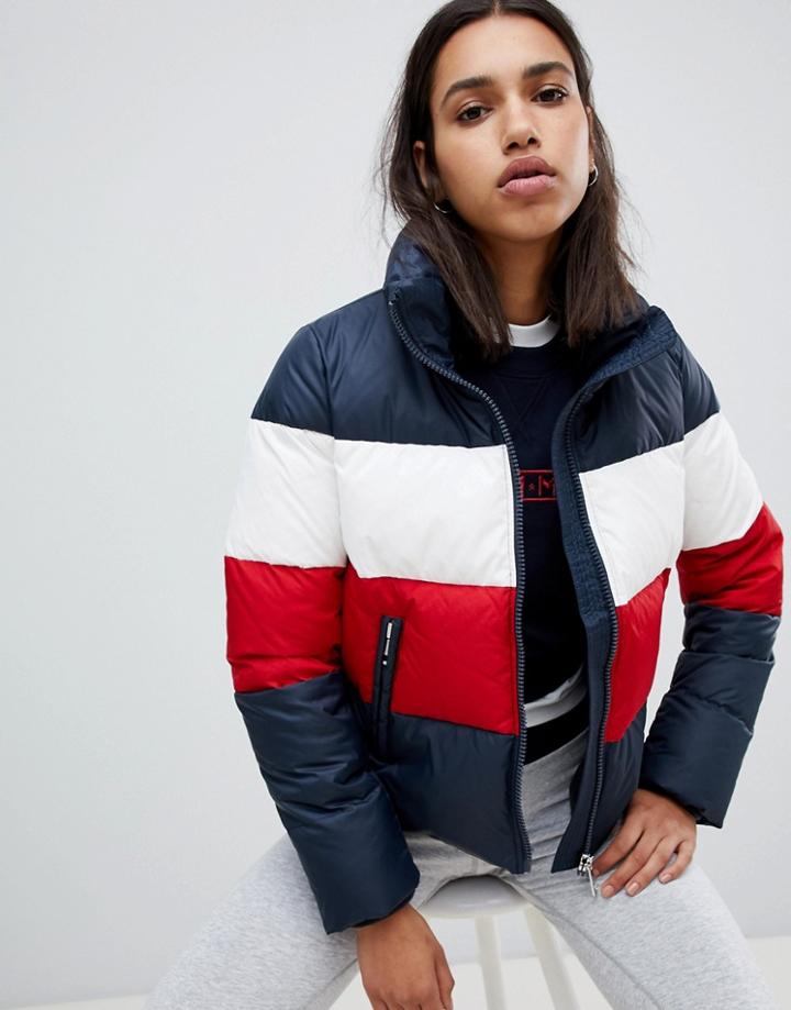 Tommy Hilfiger Color Block Padded Jacket - Multi