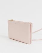 Estella Bartlett Double Cross Body Bag In Blush - Pink
