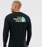 The North Face Easy Long Sleeve T-shirt In Black Exclusive At Asos