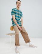Billabong Die Cut Stripe T-shirt In Blue - Blue