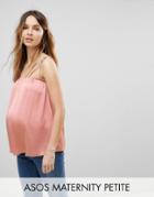 Asos Maternity Petite Ring Detail Cami - Pink