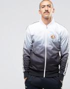 Ellesse Track Jacket In Dip Dye - White