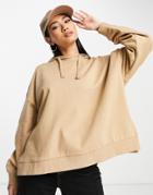 Vero Moda Aware Oversized Hoodie In Camel - Part Of A Set-neutral