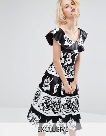 Horrockses Gabriella Midi Prom Dress