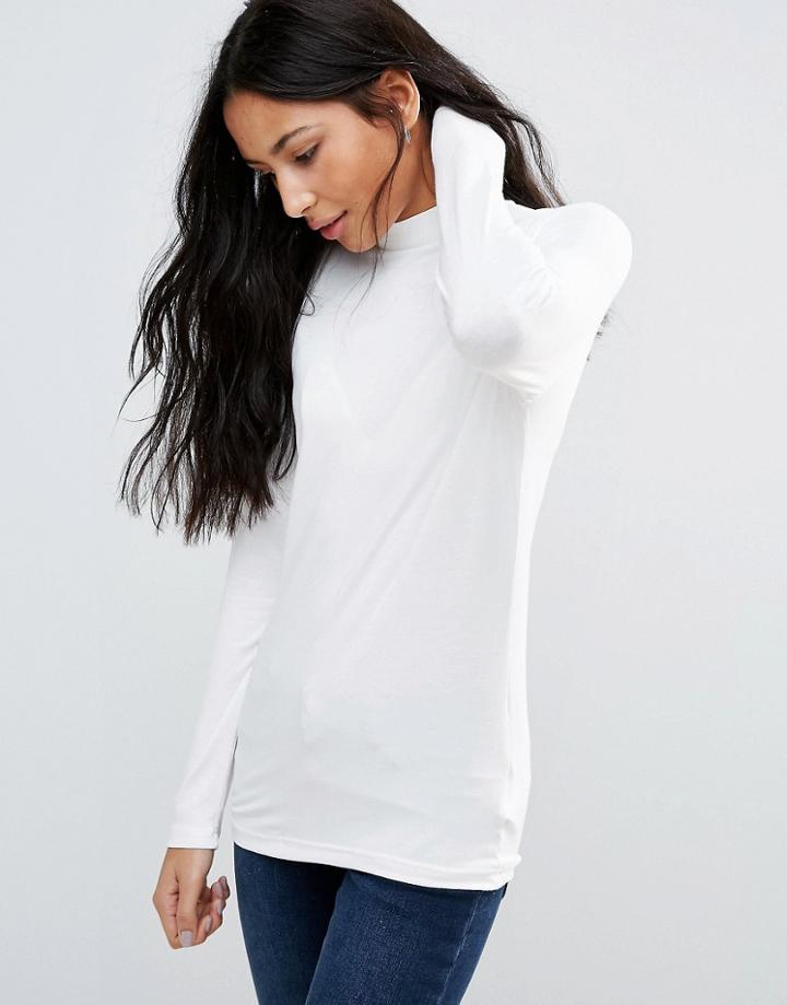B.young Long Sleeve Top - White