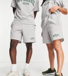 New Balance Unisex Collegiate Shorts In Gray