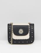 Love Moschino Etched Cross Body Bag - Black