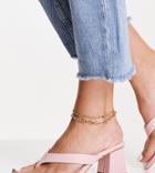 Aldo Coolbiniaa Chain Anklet Multipacks In Gold